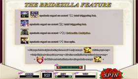 Bridezilla Paytable 2